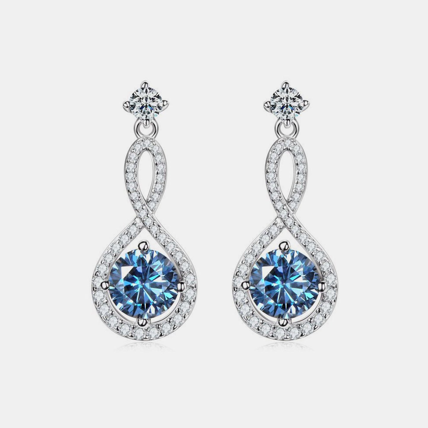 1 Carat Sparkala™ Pure Sterling Silver Earrings
