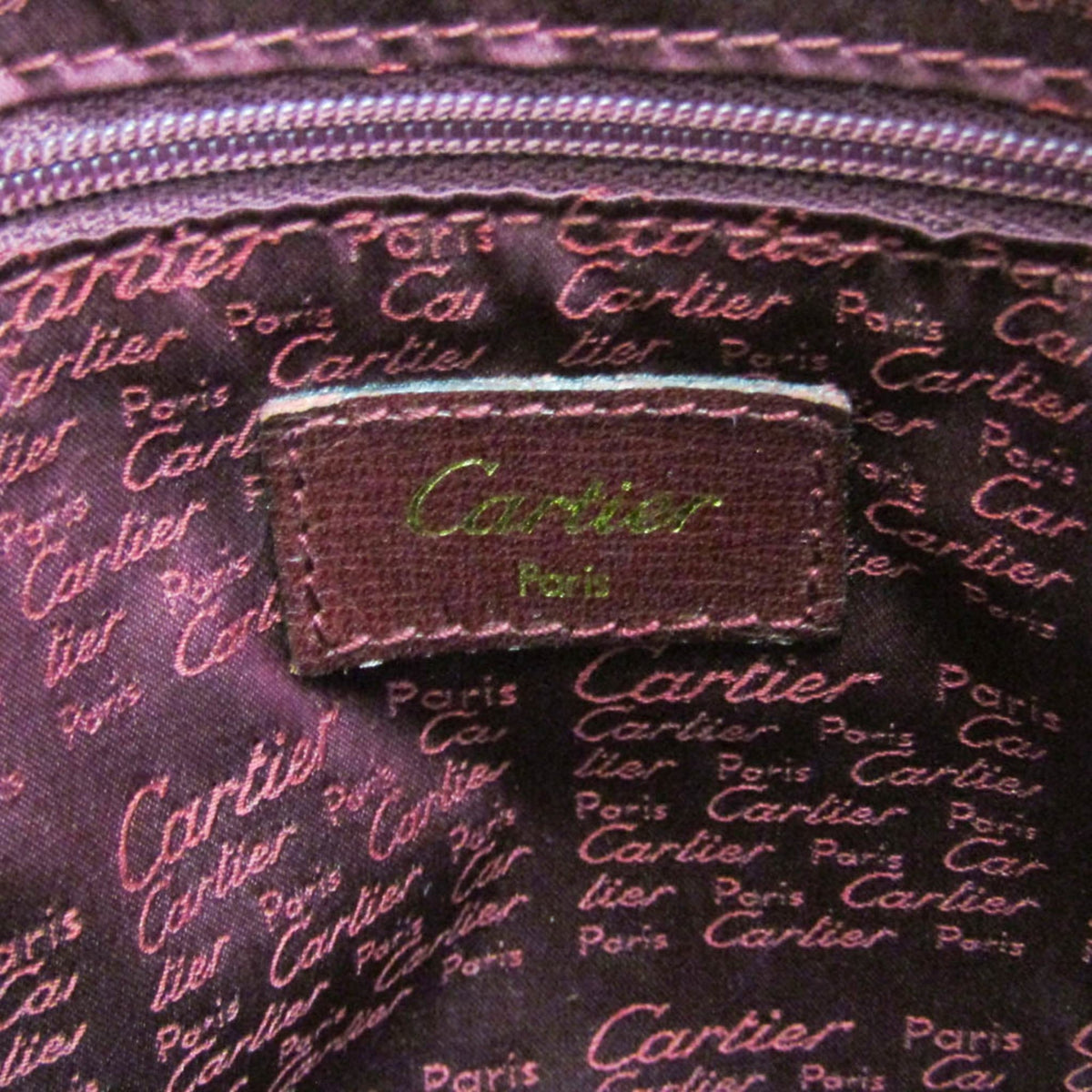 PRE-OWNED Cartier Must · Shoulder Bag · Leather