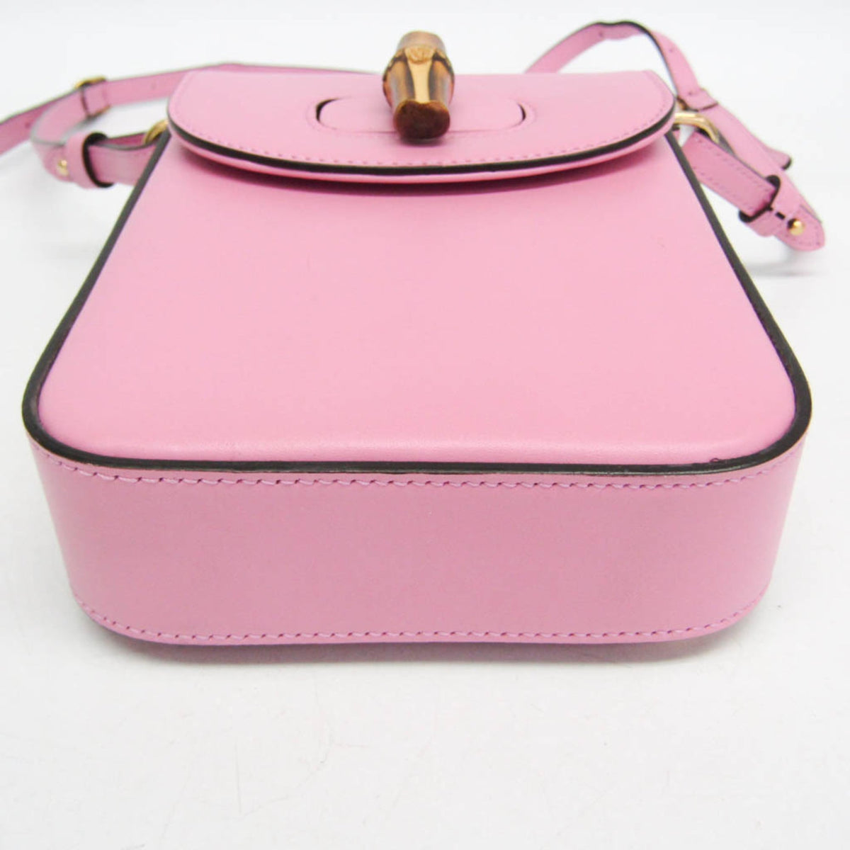 PRE-OWNED Gucci Bamboo · Leather Backpack
