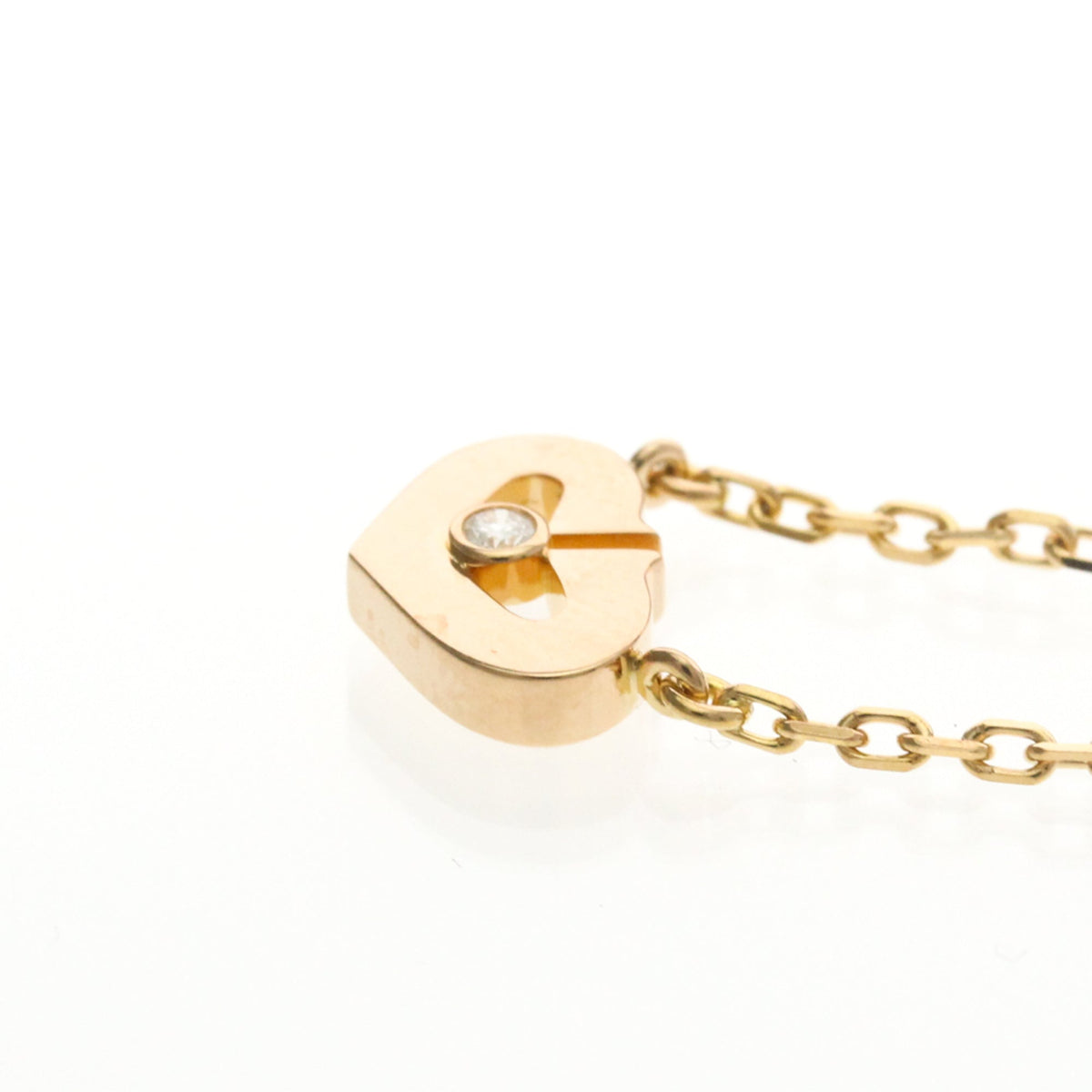PRE-OWNED Cartier C Heart · Diamond · Rose Gold