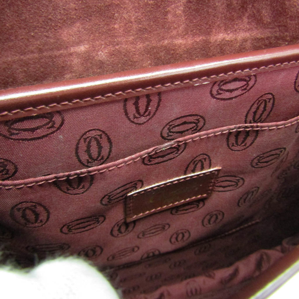 PRE-OWNED Cartier Must · Suede Flap Shoulder