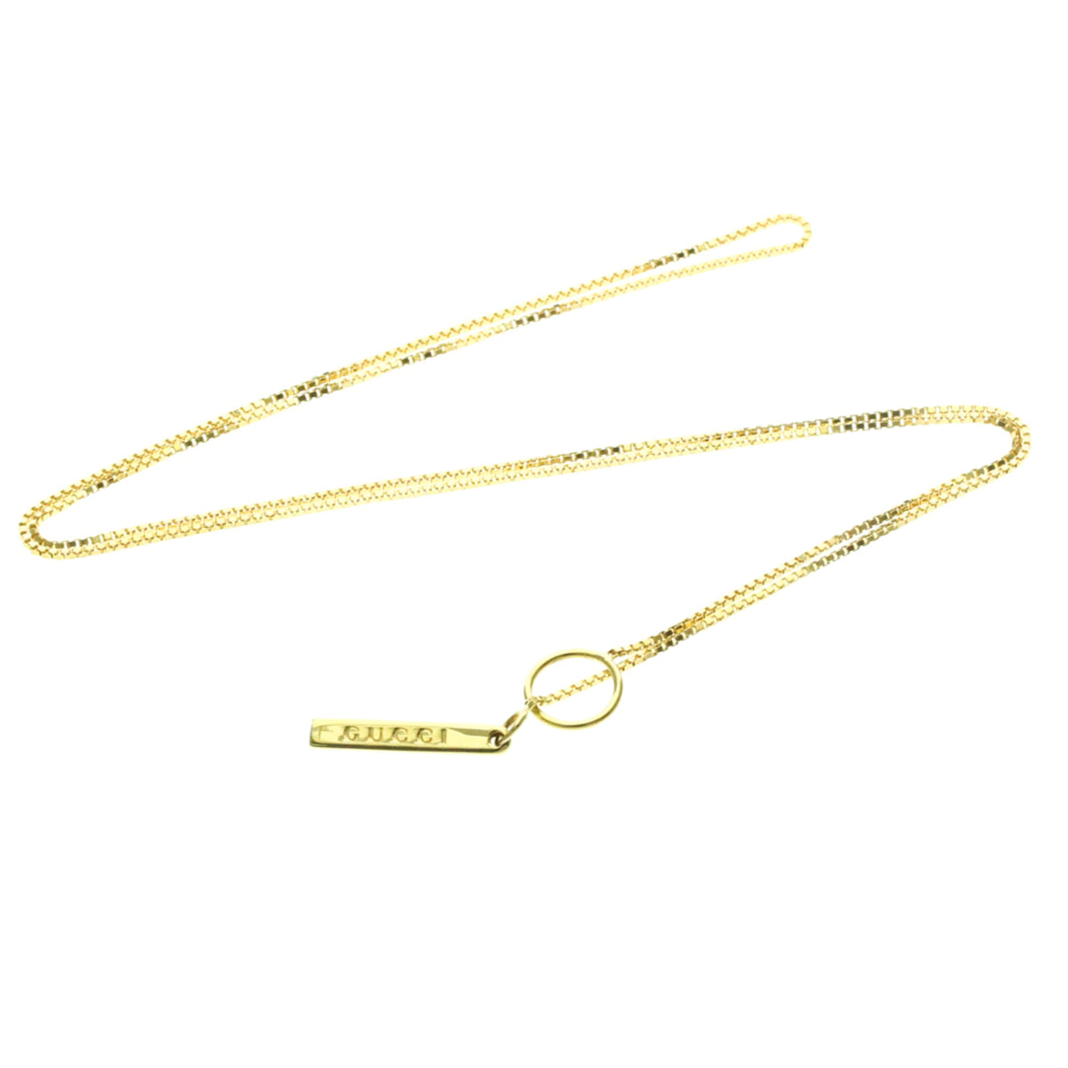 PRE-OWNED Gucci Lariat · 18K Yellow Gold