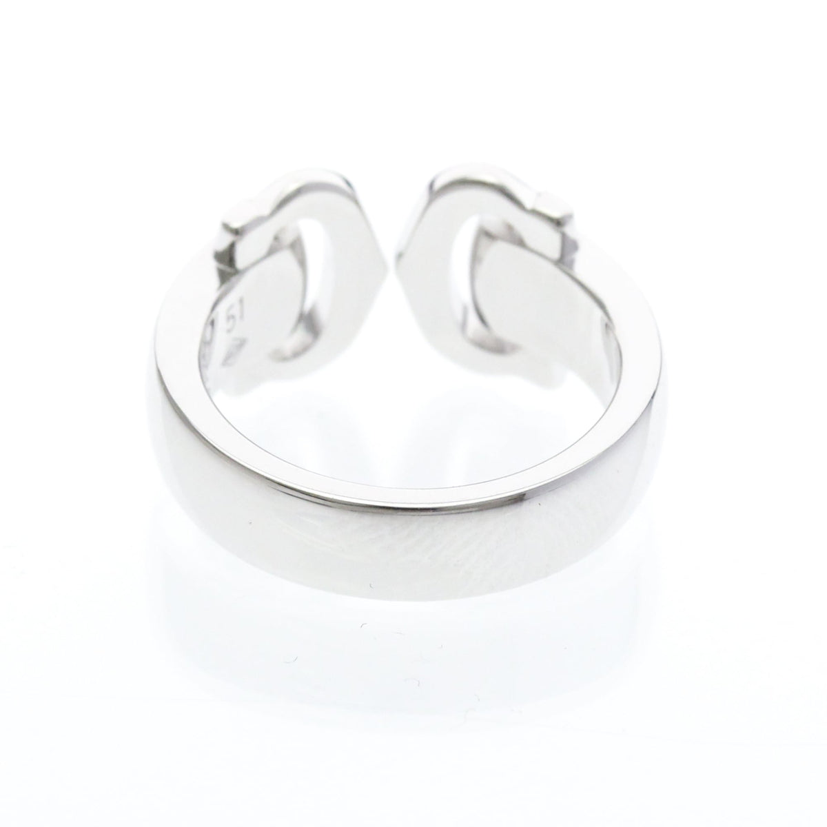 PRE-OWNED Cartier 2C Boucle Diamond · 18K White Gold