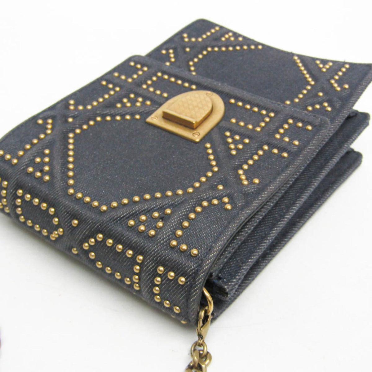 PRE-OWNED Christian Dior Diorama · Studded Denim