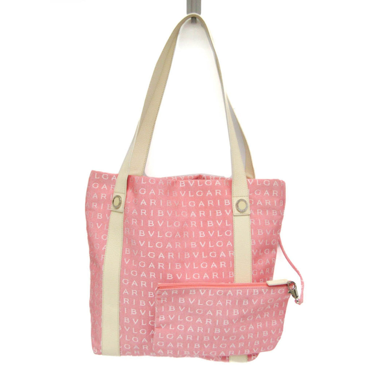 PRE-OWNED Bvlgari Logomania · Canvas Tote
