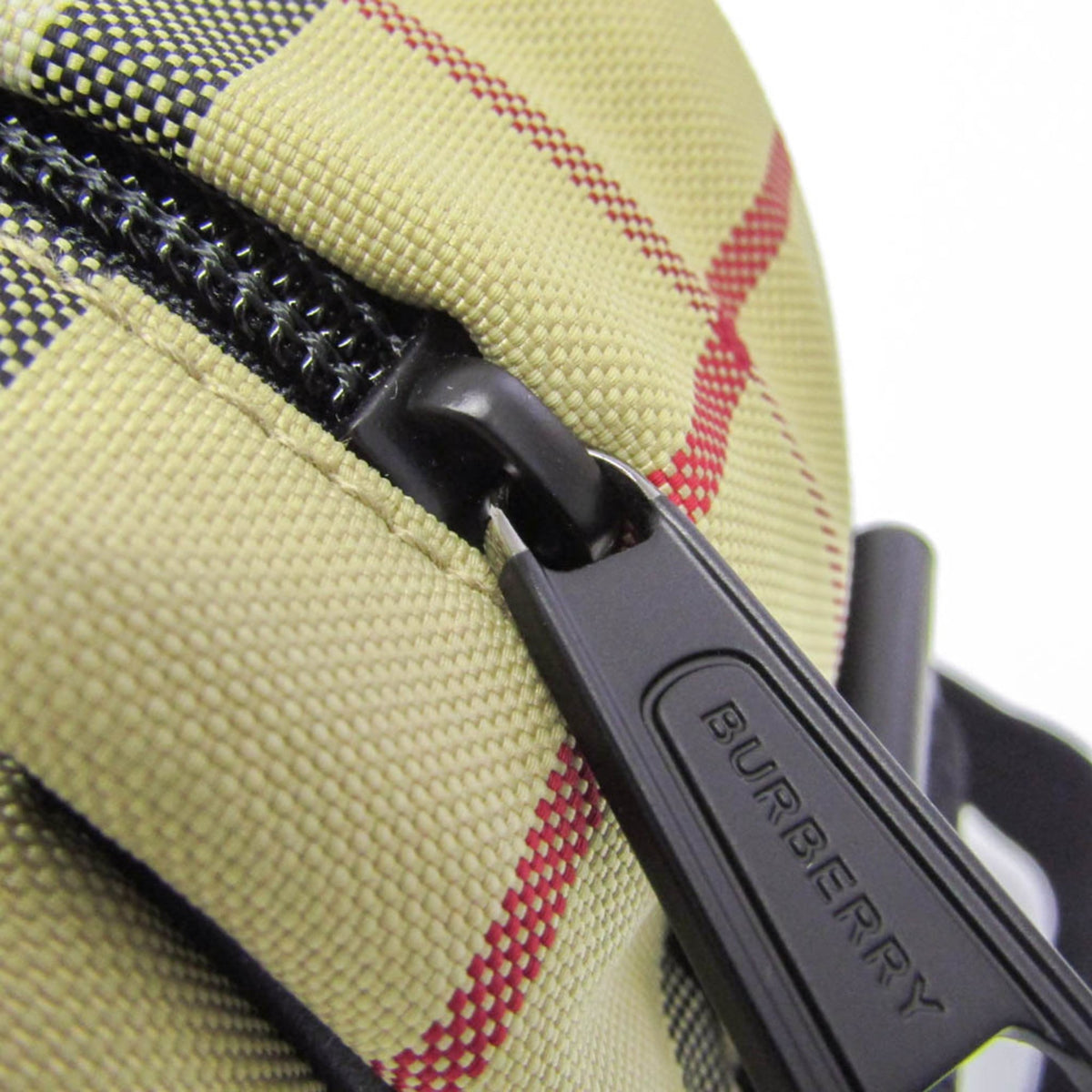 PRE-OWNED Burberry Paddy · Check Nylon Crossbody