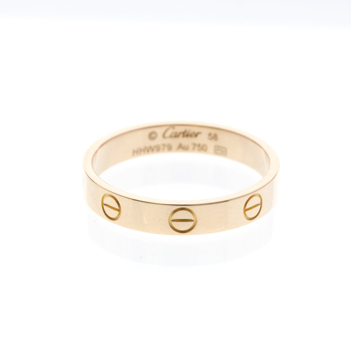PRE-OWNED Cartier Mini Love · Rose Gold Size 8.25