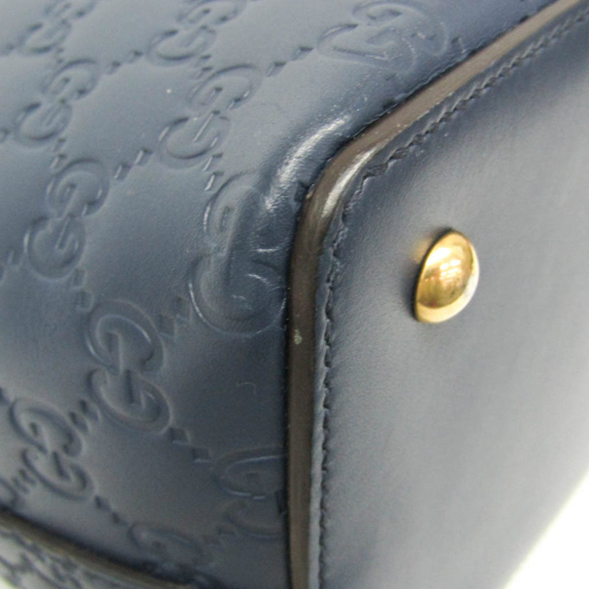 PRE-OWNED Gucci Guccissima · Calfskin · Gold Hardware
