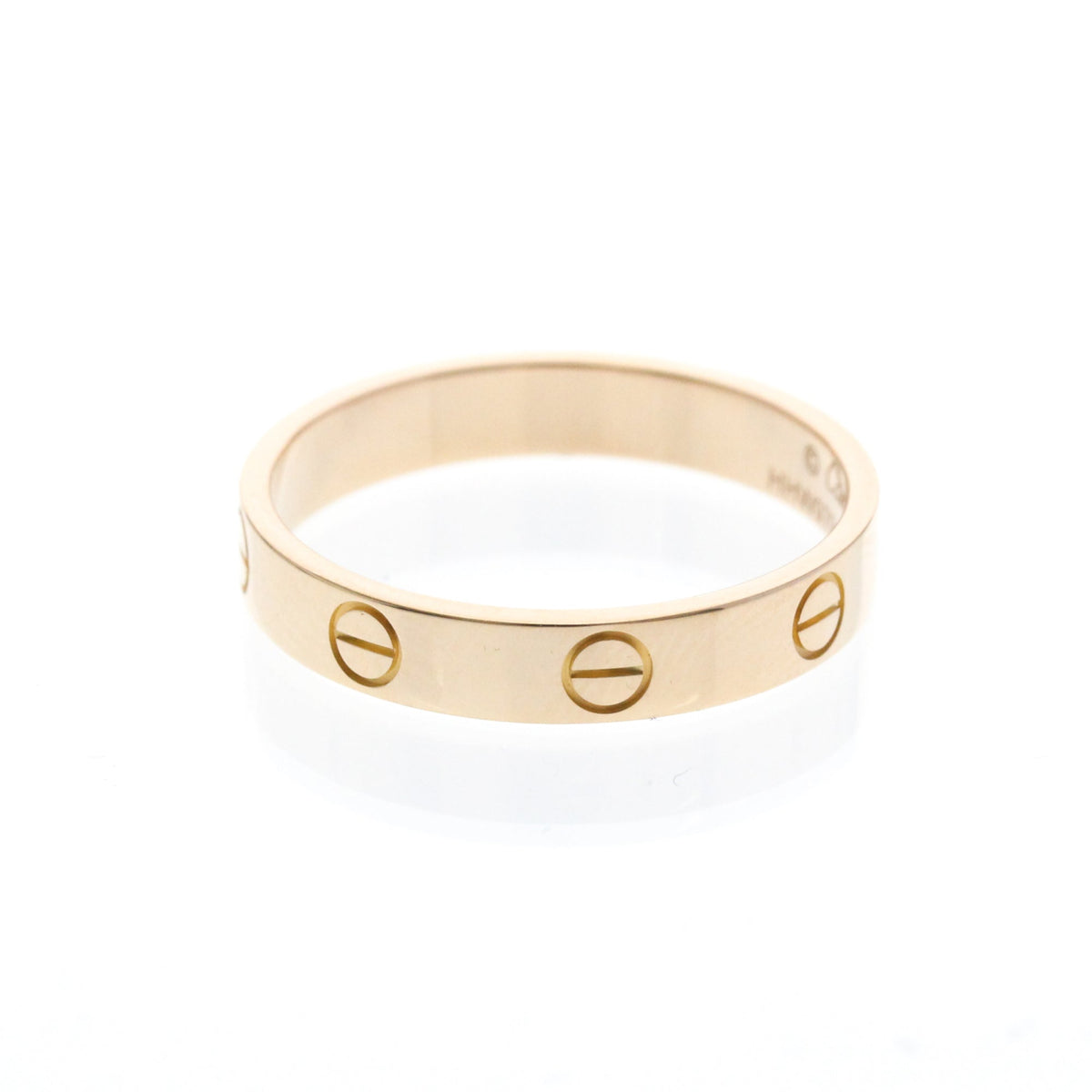 PRE-OWNED Cartier Mini Love · Rose Gold Size 8.25