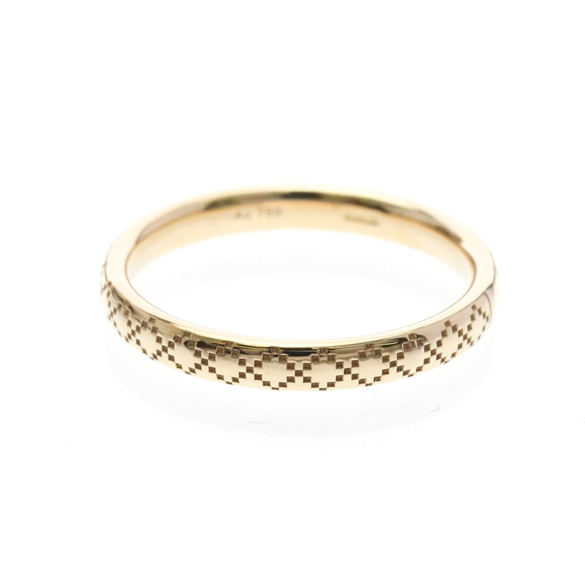 PRE-OWNED Gucci Diamantissima · Rose Gold Size 7