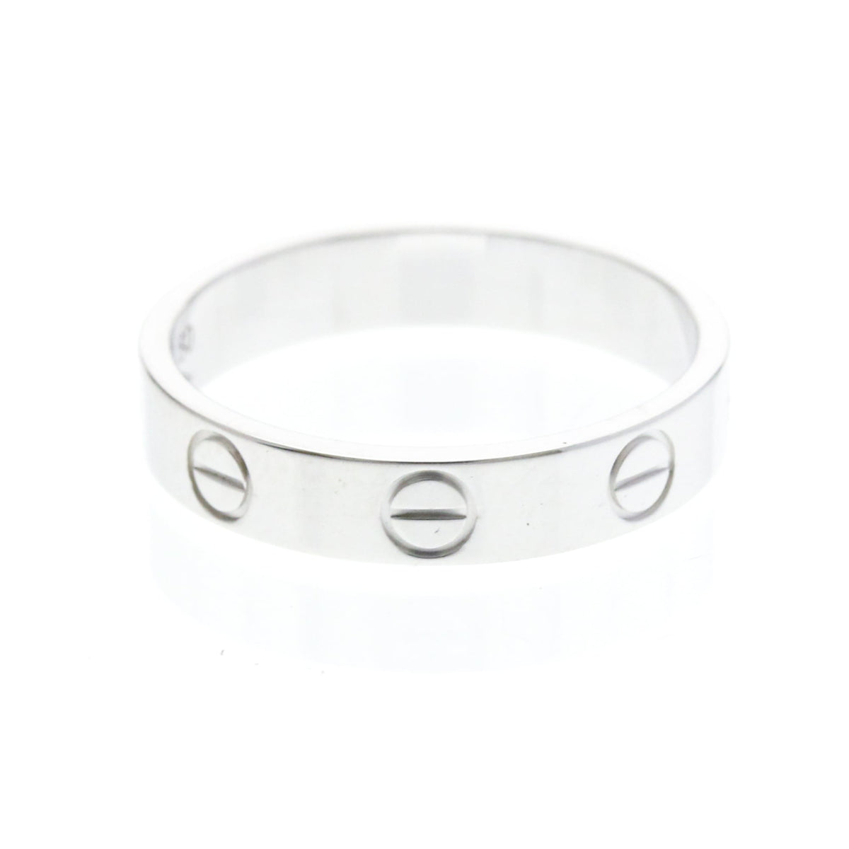 PRE-OWNED Cartier Mini Love · 18K White Gold
