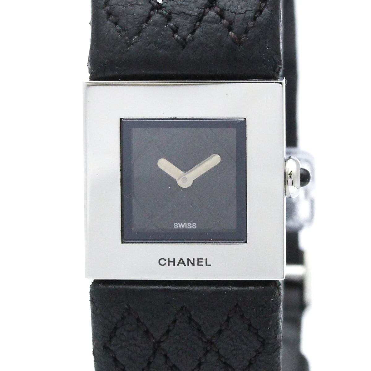 PRE-OWNED Chanel Matelasse · Steel · Quartz
