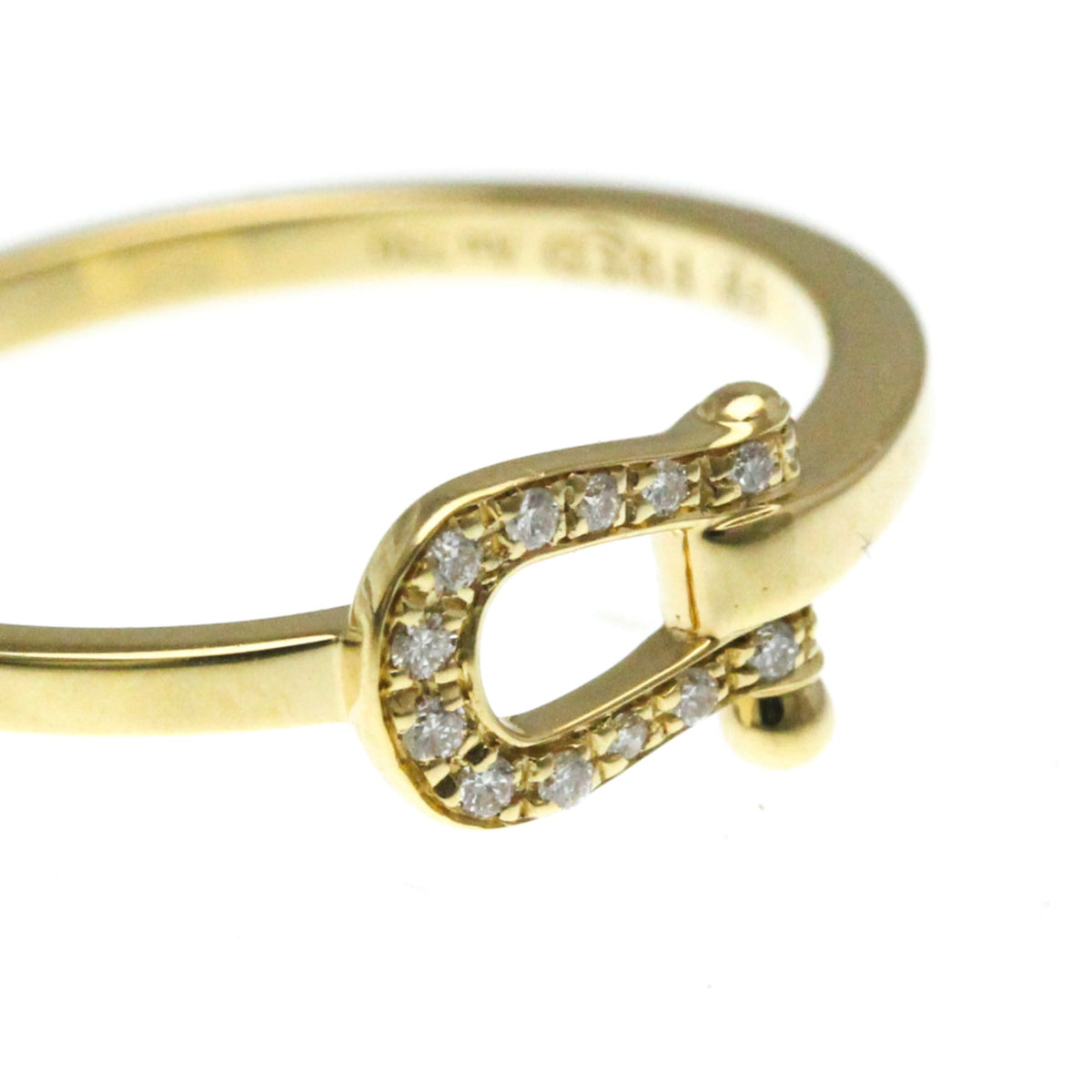 PRE-OWNED Fred Force 10 Mini · Diamond · 18K Yellow Gold Size 5
