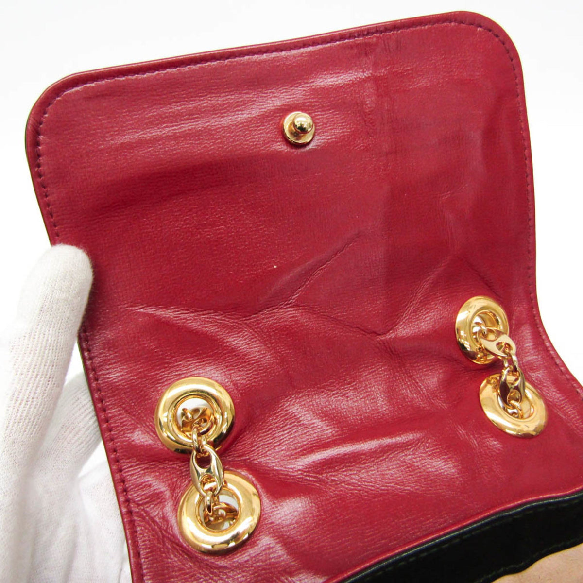 PRE-OWNED Gucci Interlocking G · Chain Shoulder Bag