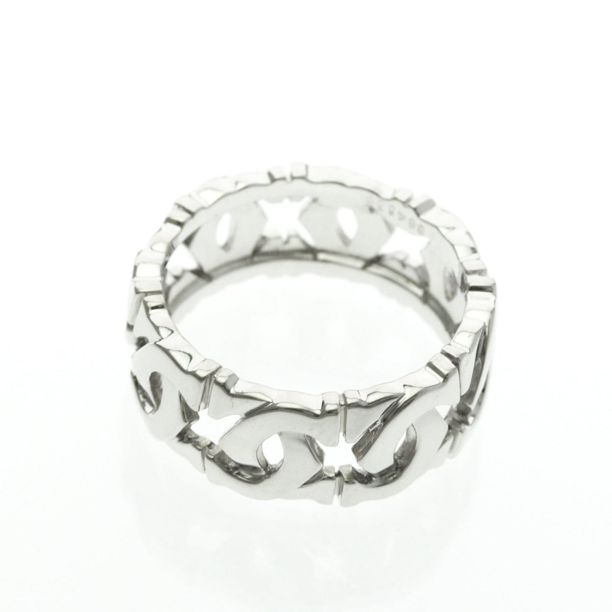 PRE-OWNED Cartier Entrelacé · 18K White Gold