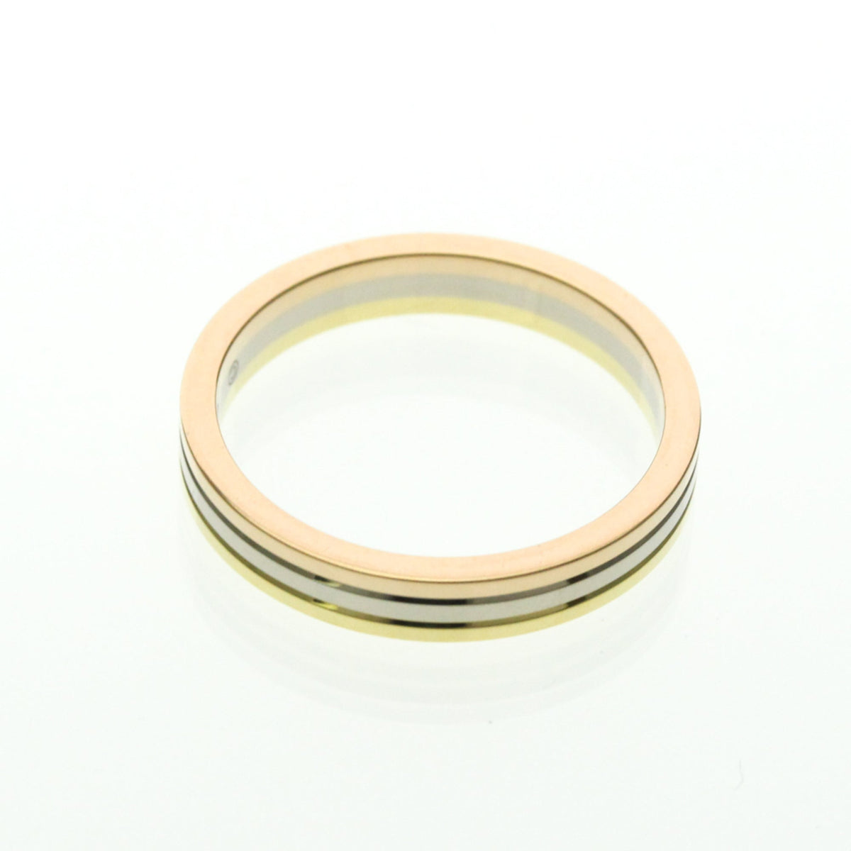 PRE-OWNED Cartier Vendôme · Tri-Gold Size 8