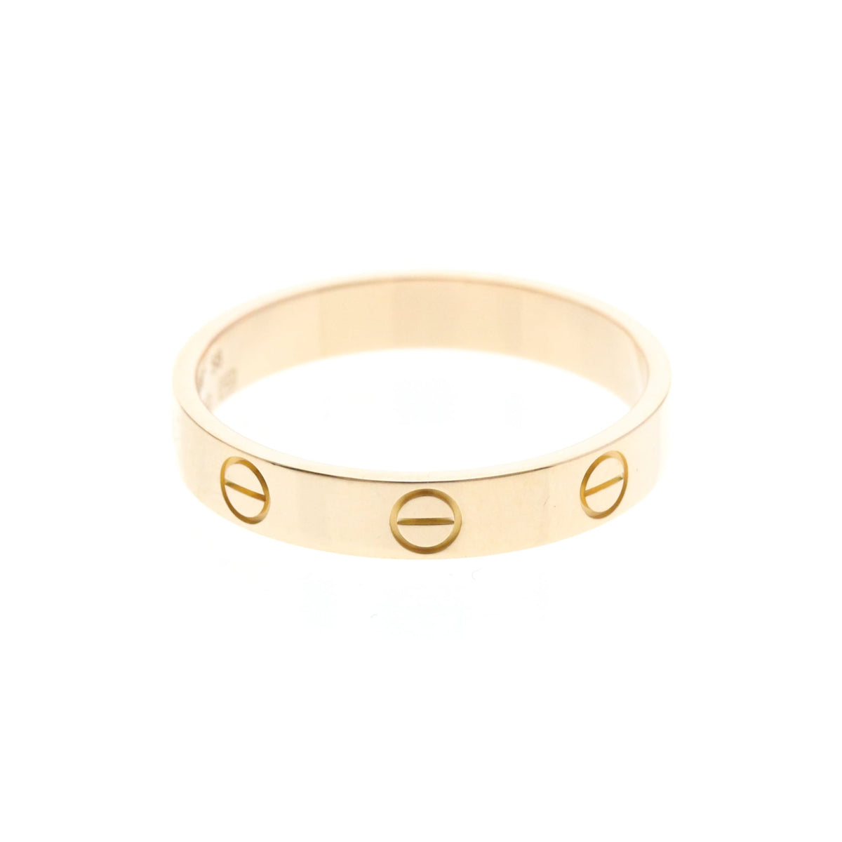 PRE-OWNED Cartier Mini Love · Rose Gold Size 8.25