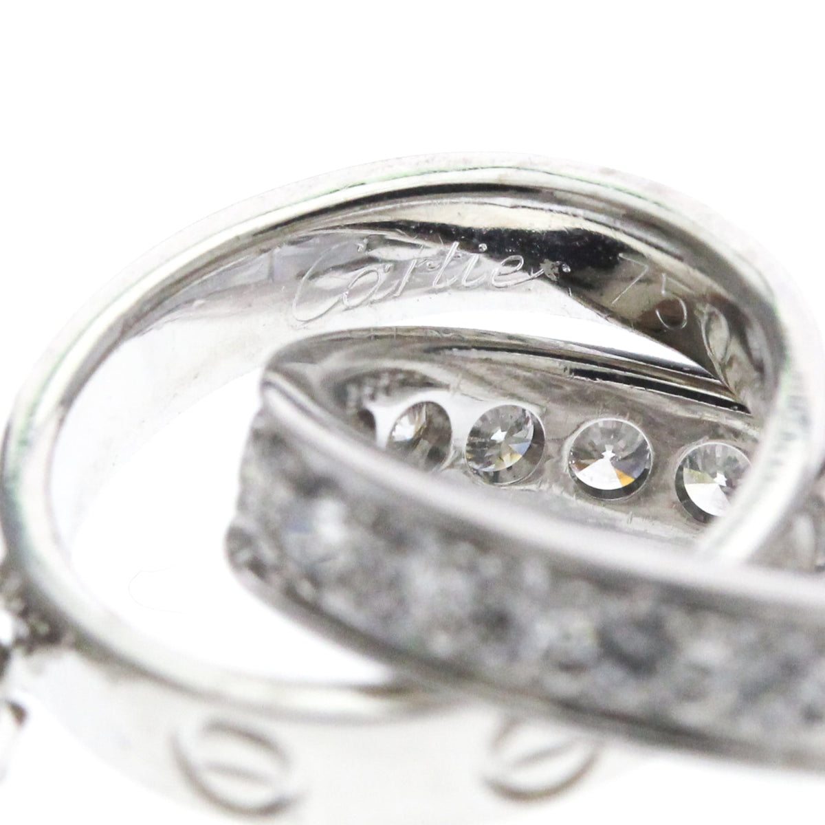 PRE-OWNED Cartier Baby Love · Diamond · 18K White Gold