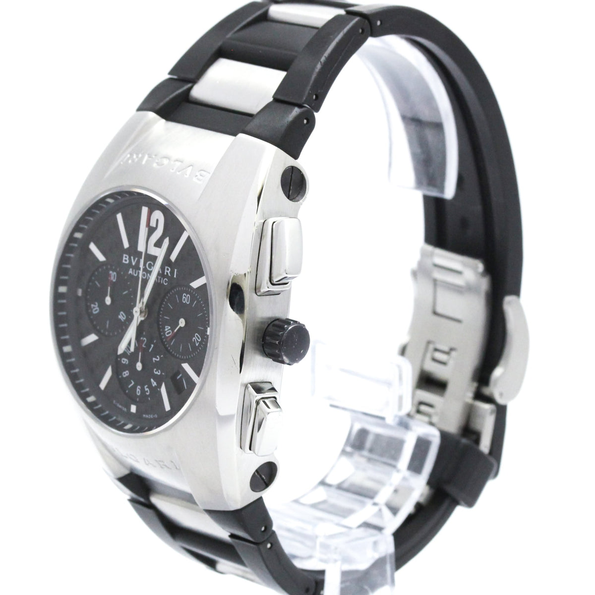 PRE-OWNED Bvlgari Ergon · Chronograph · Steel · Automatic