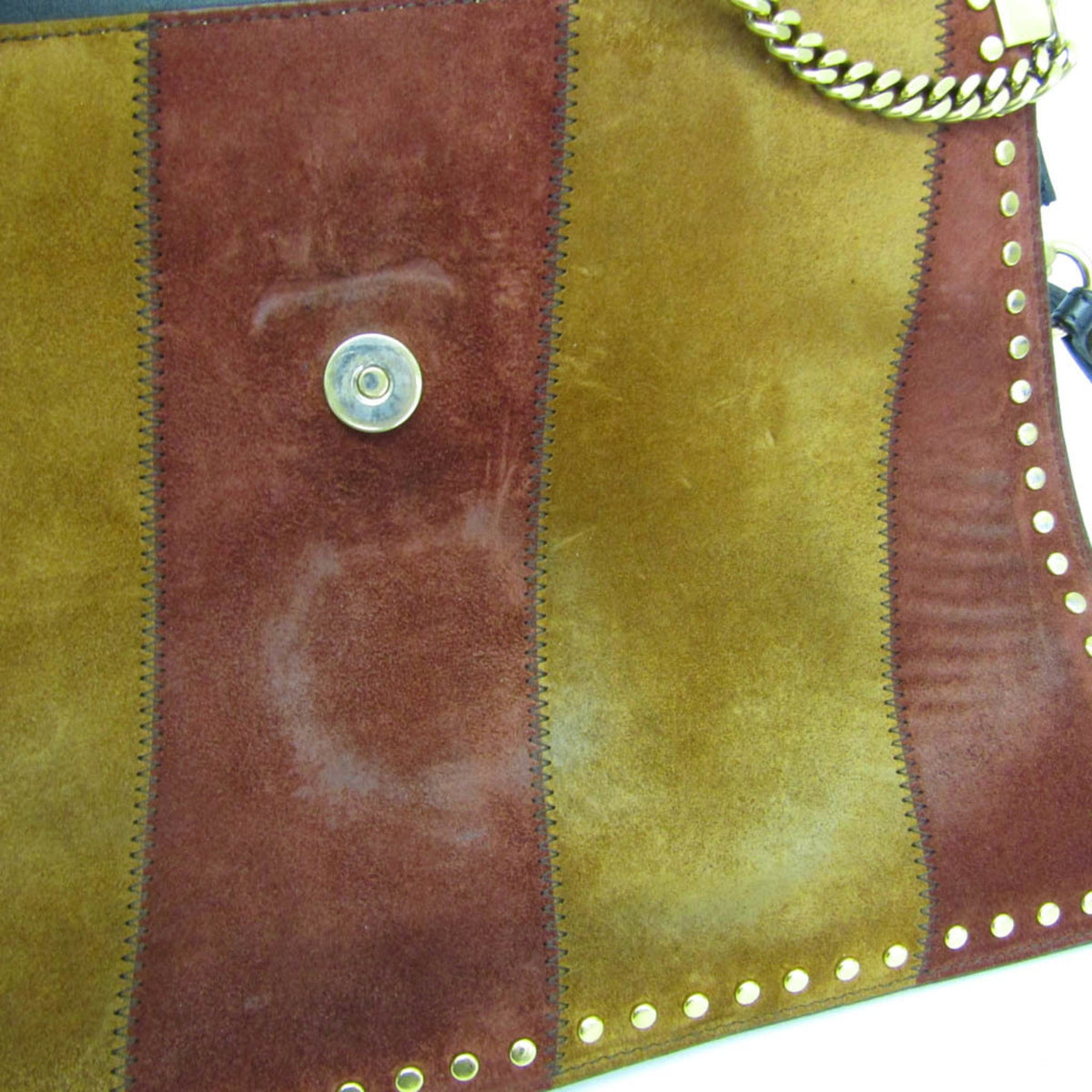 PRE-OWNED Chloé Faye Medium · Suede & Leather