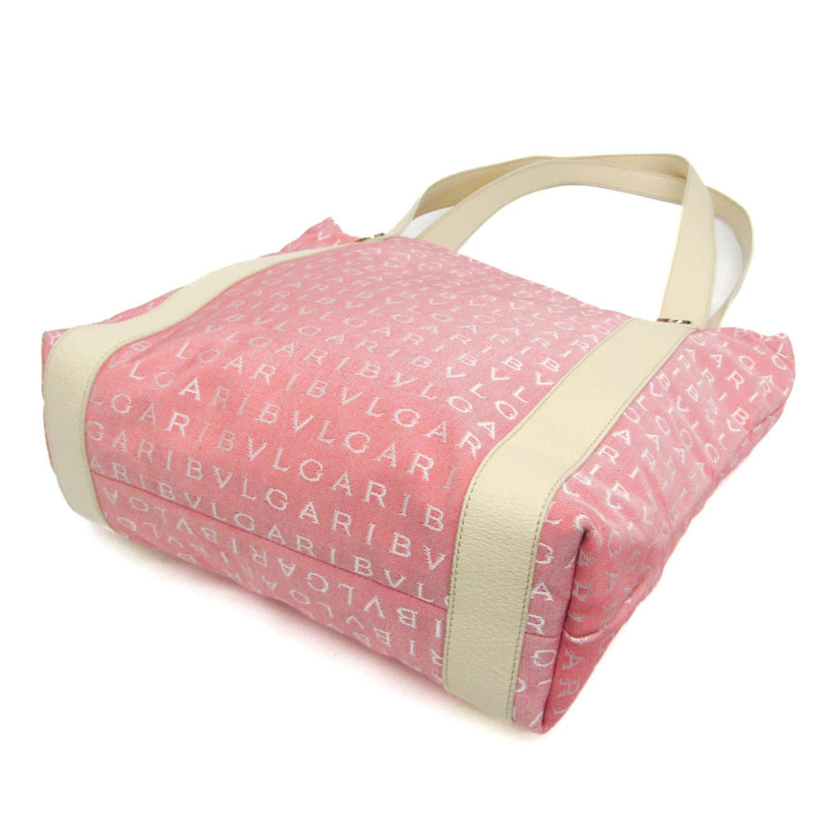 PRE-OWNED Bvlgari Logomania · Canvas Tote