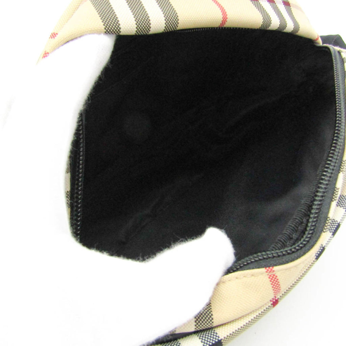 PRE-OWNED Burberry Paddy · Check Nylon Crossbody