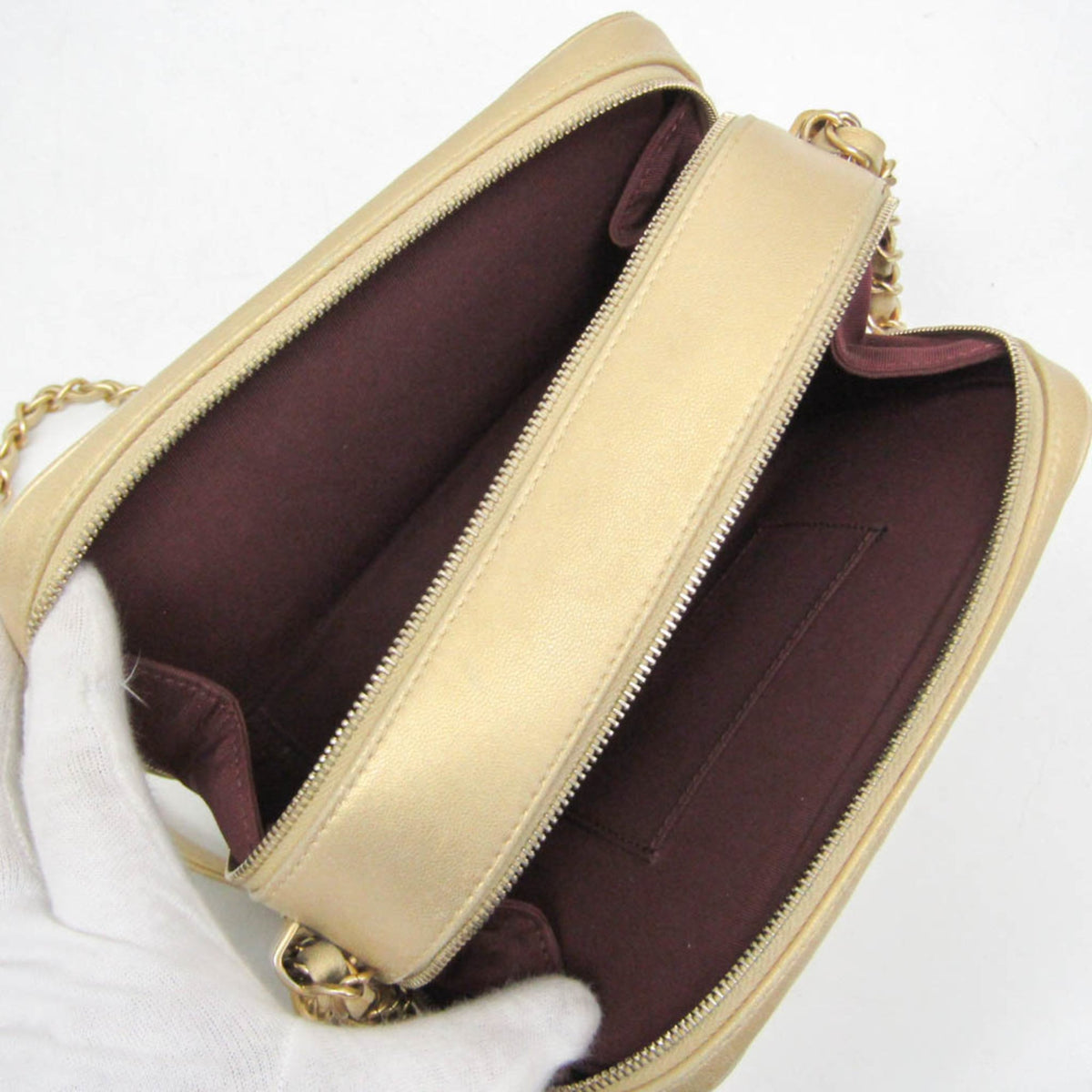 PRE-OWNED Chanel Cocoboy Camera Bag · Lambskin