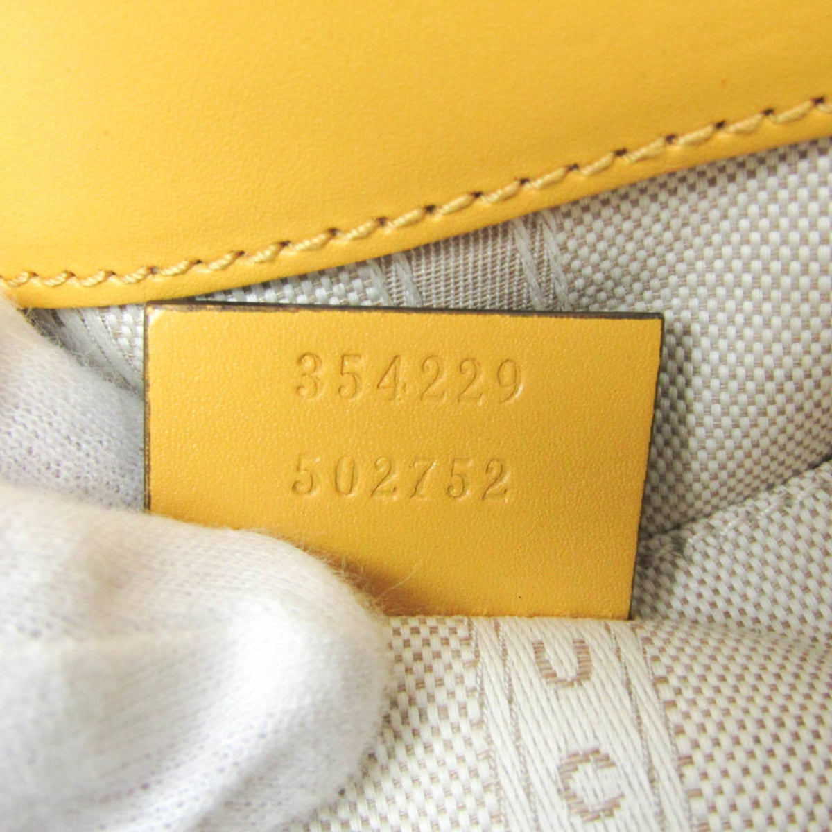 PRE-OWNED Gucci Bright Diamante · Leather Handbag