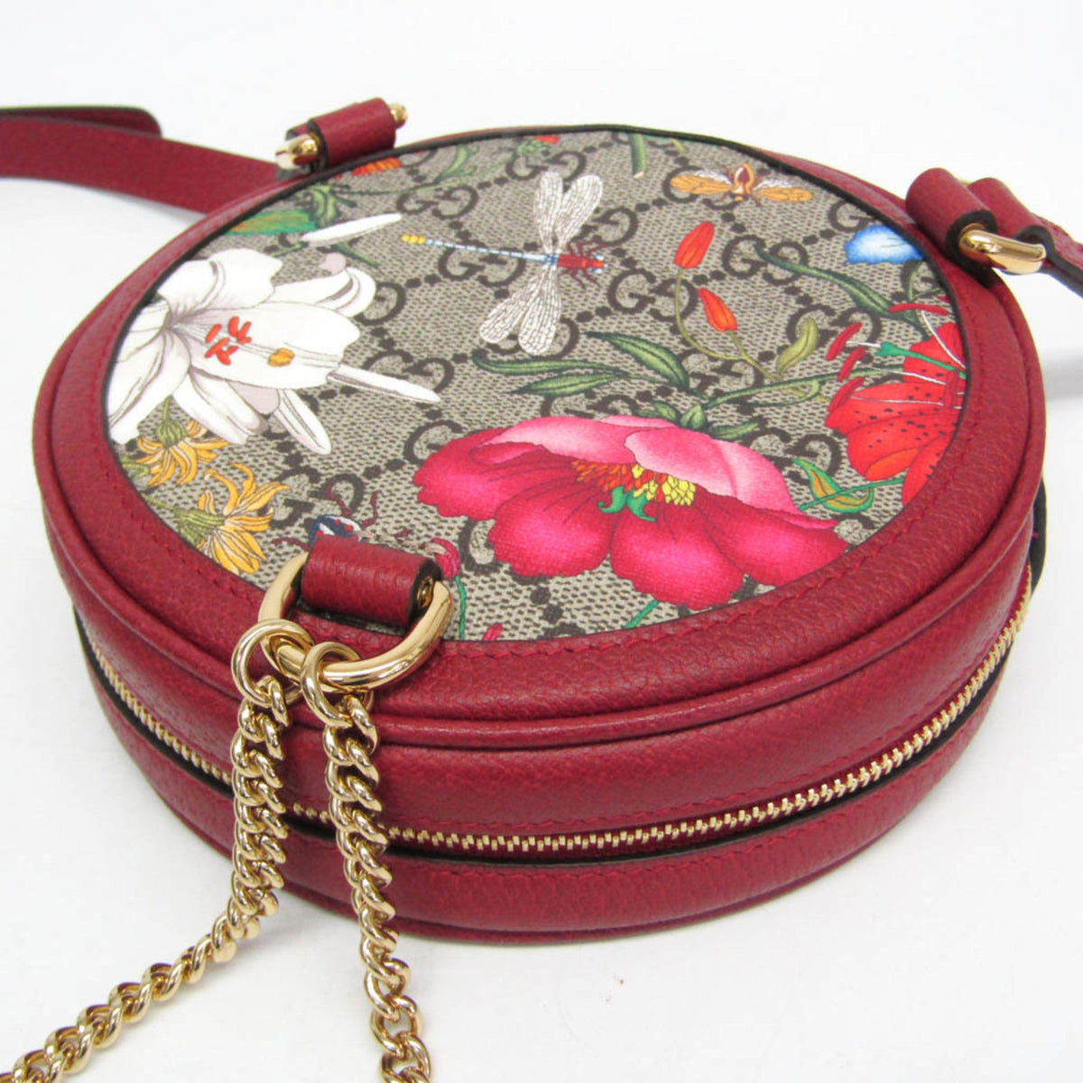 PRE-OWNED Gucci Ophidia GG Flora · Backpack