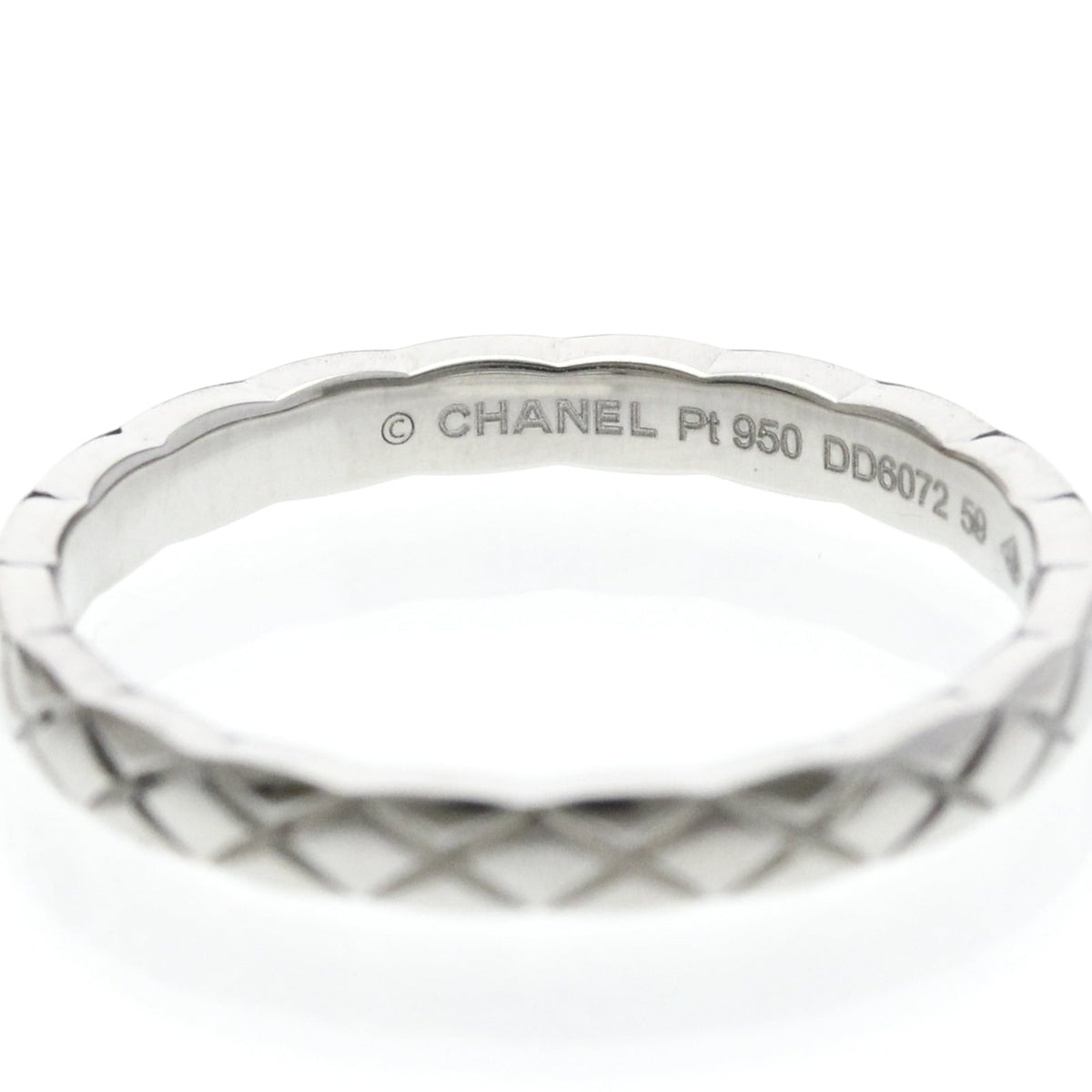 PRE-OWNED Chanel Coco Crush · Platinum Size 8.75