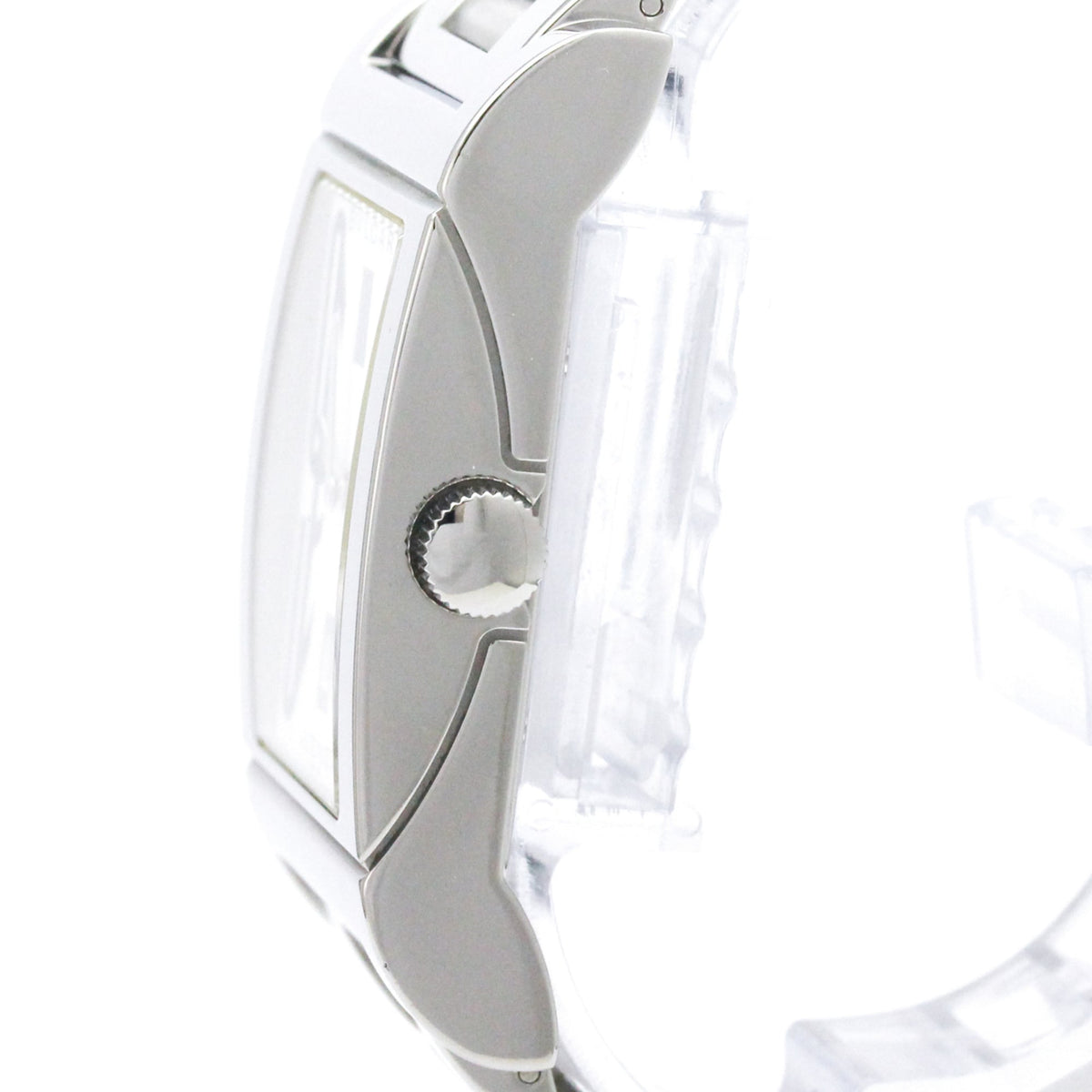 PRE-OWNED Bvlgari Rettangolo · Steel · Automatic