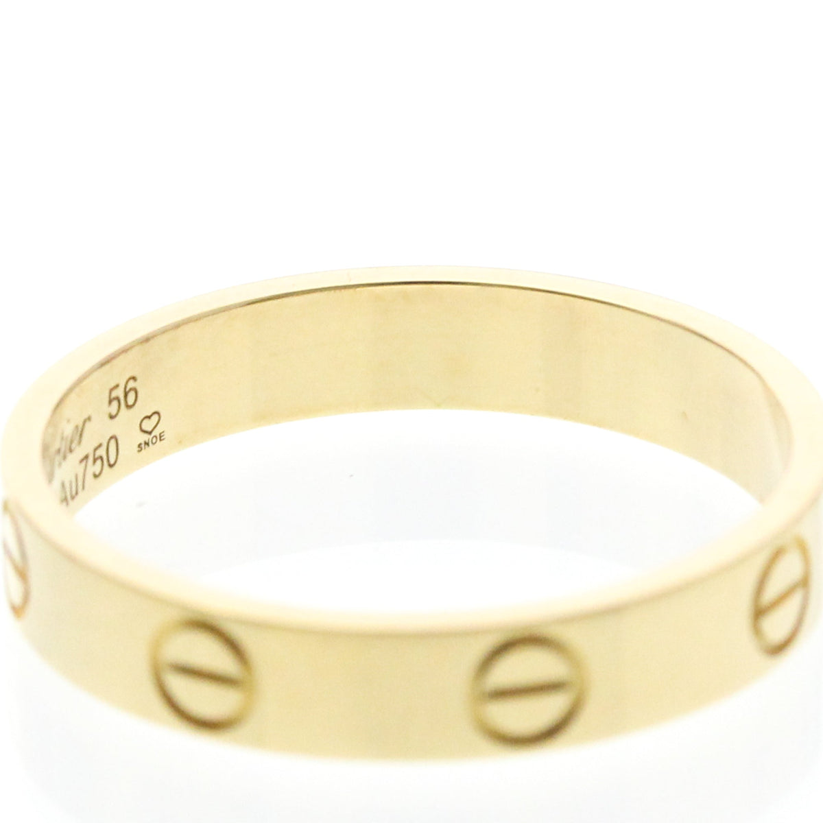 PRE-OWNED Cartier Mini Love · 18K Yellow Gold