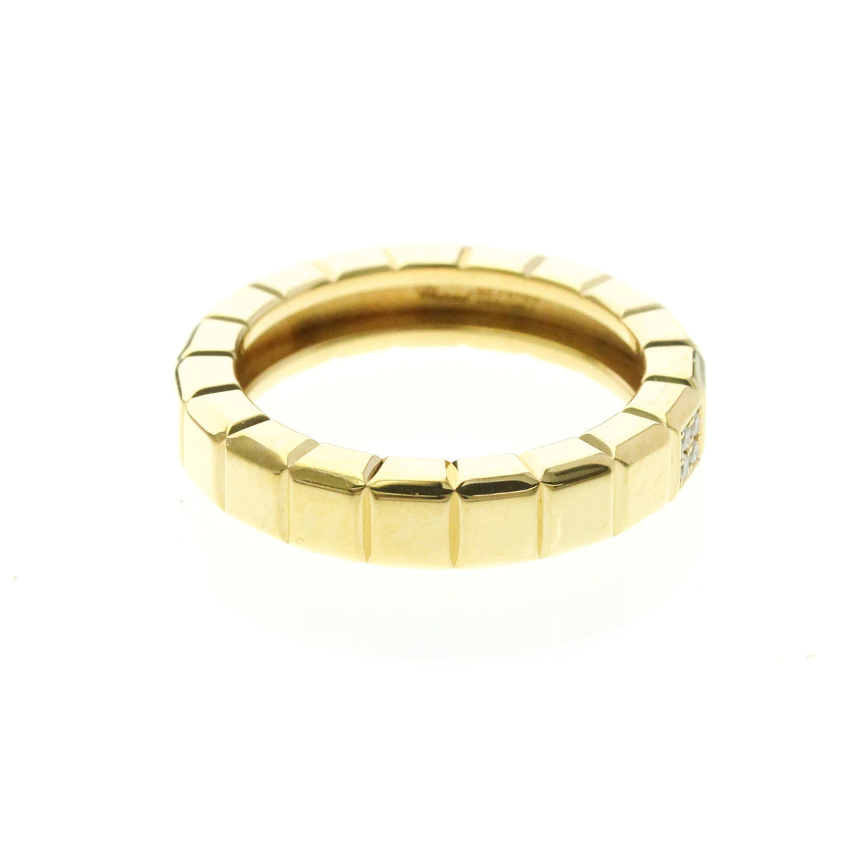 PRE-OWNED Chopard Ice Cube · 18K Yellow Gold · Diamond Size 6-6.5