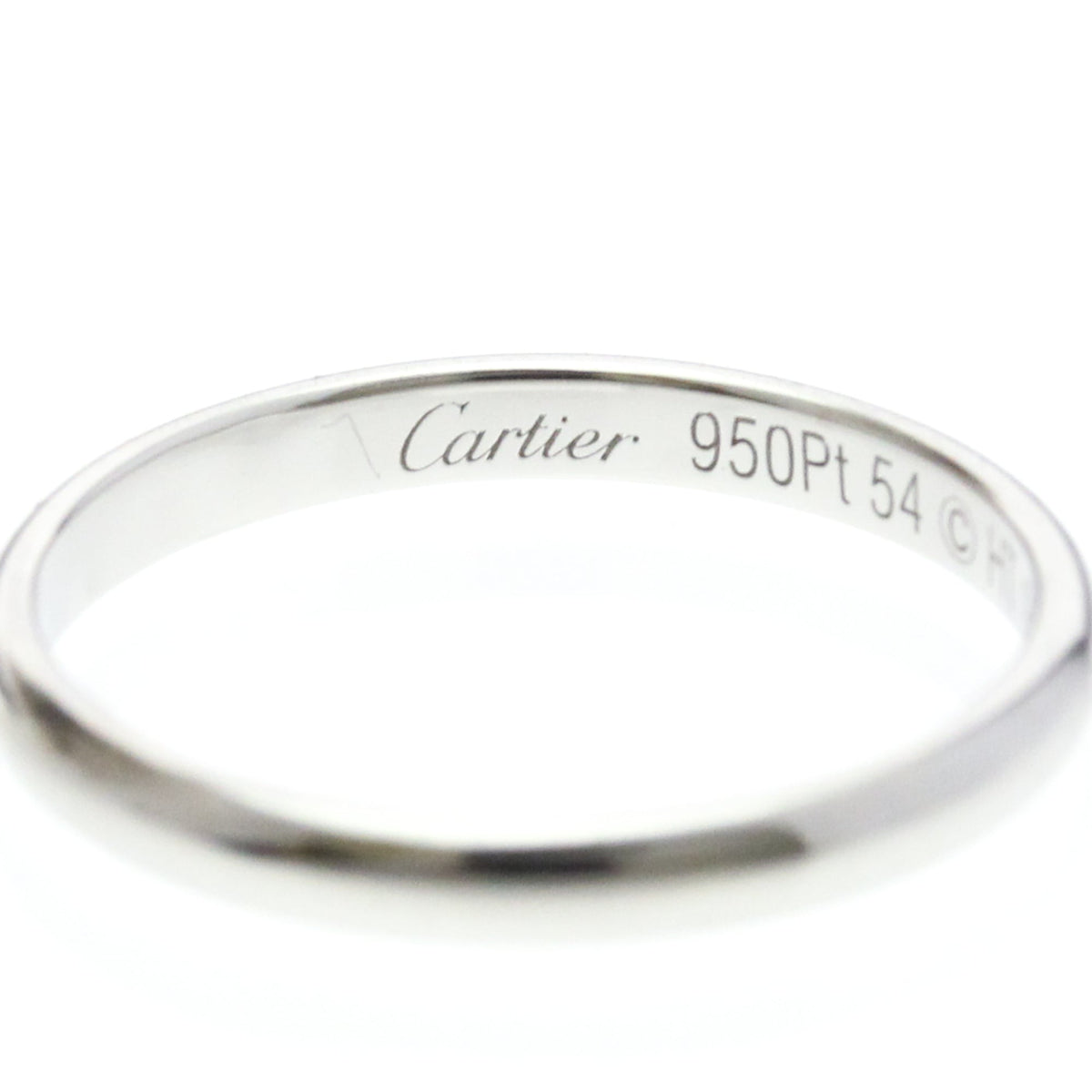 PRE-OWNED Cartier 1895 Wedding Band · Platinum