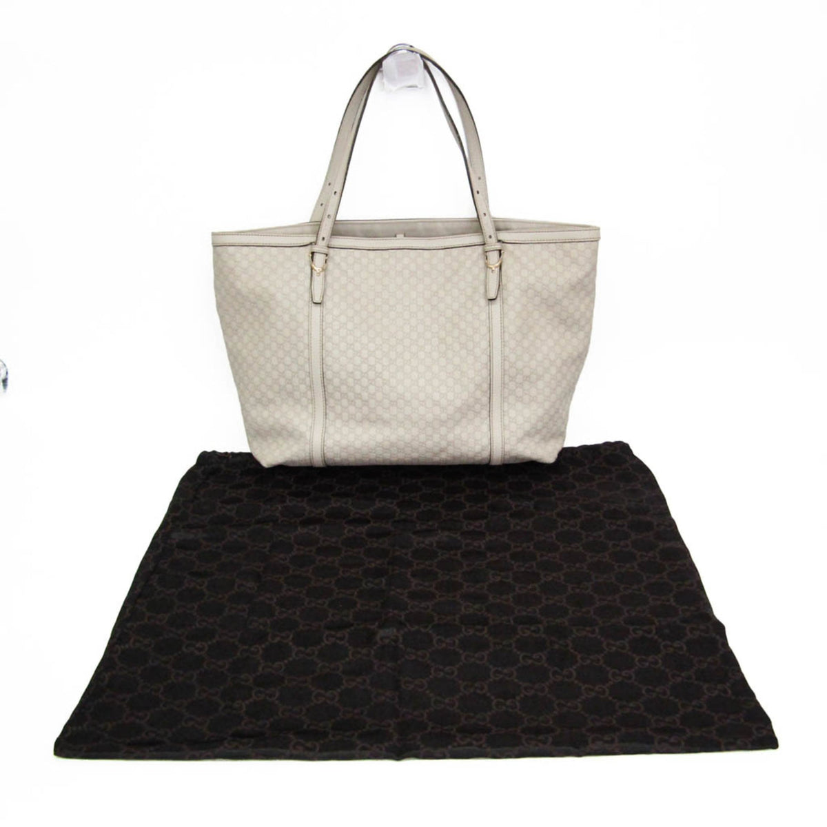 PRE-OWNED Gucci Guccissima · Embossed Leather Tote
