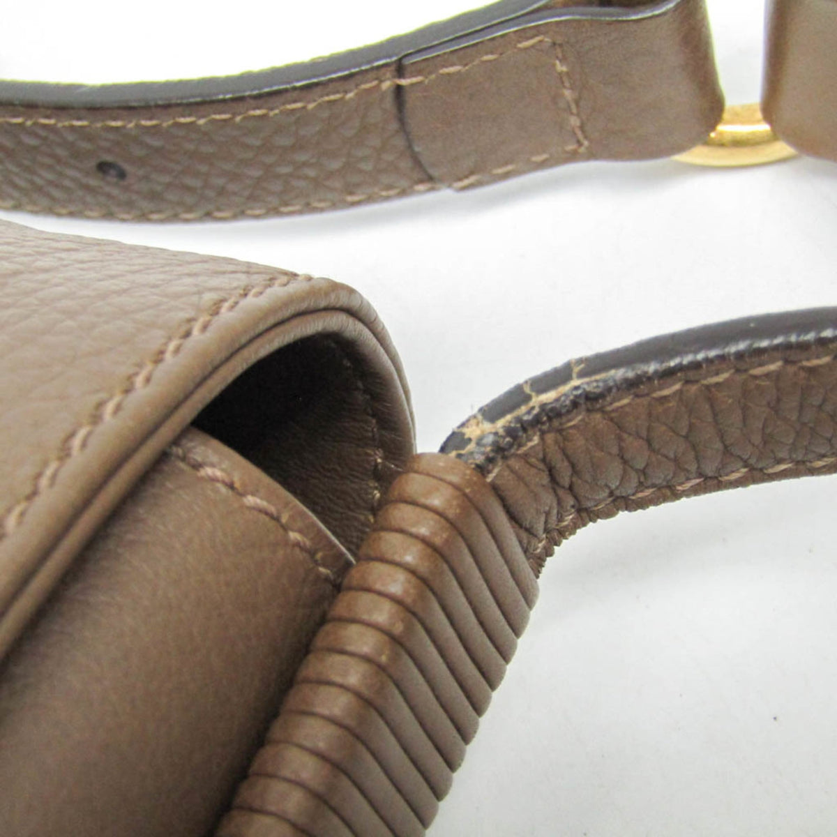 PRE-OWNED Gucci Bamboo · Leather Shoulder Bag
