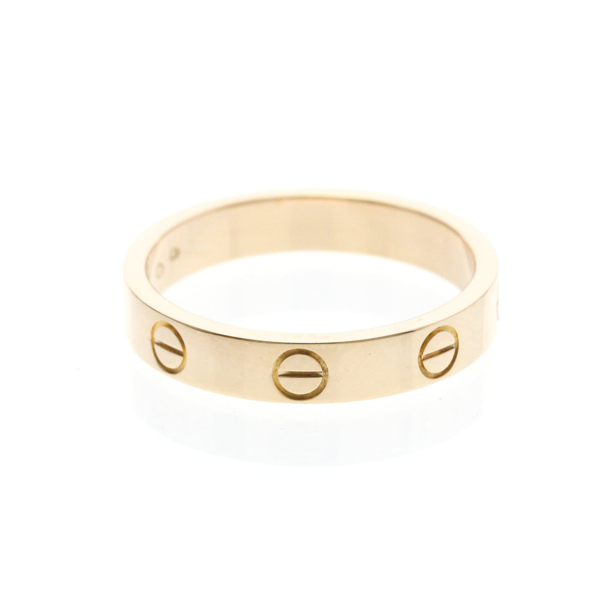 PRE-OWNED Cartier Mini Love · Rose Gold Size 6.75