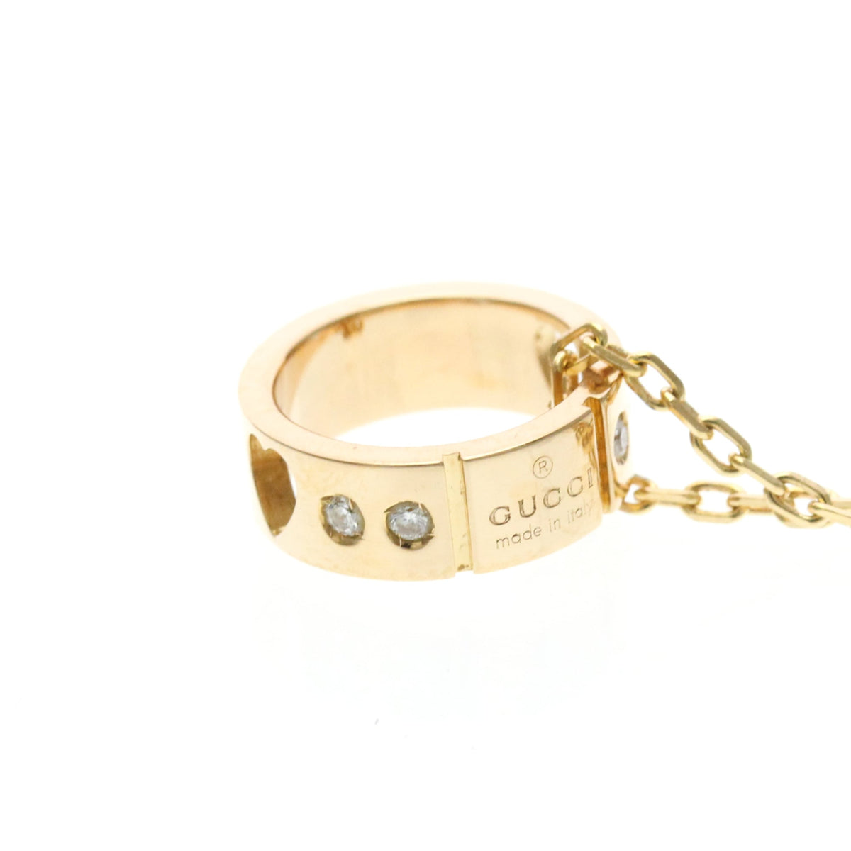 PRE-OWNED Gucci Icon Amor · Rose Gold · Diamond