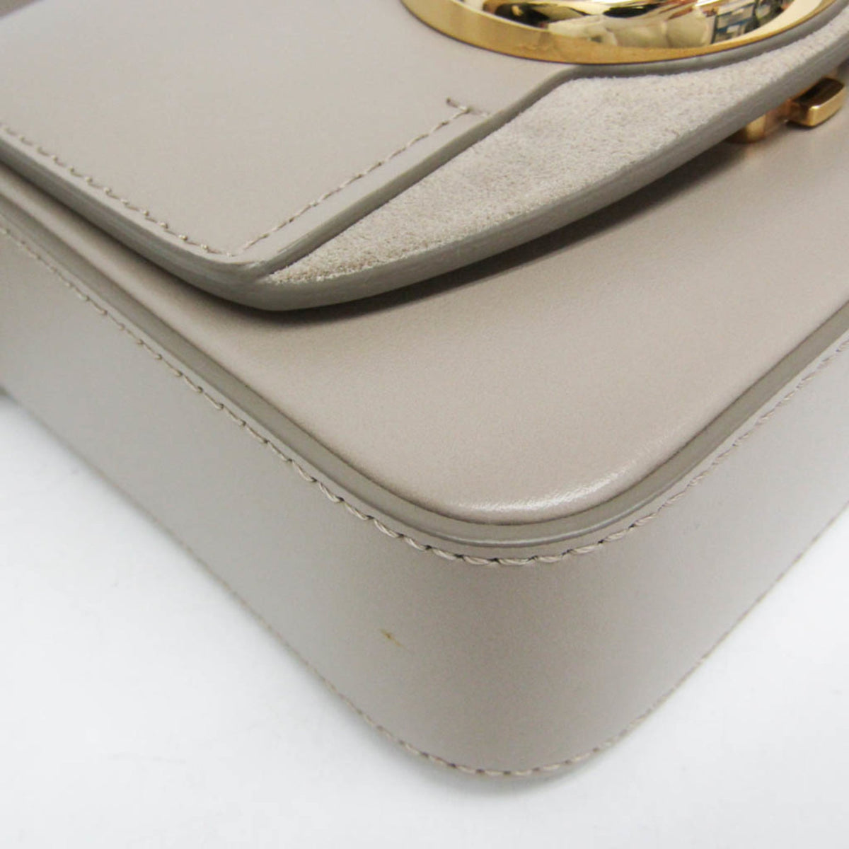 PRE-OWNED Chloé C Mini · Suede & Leather
