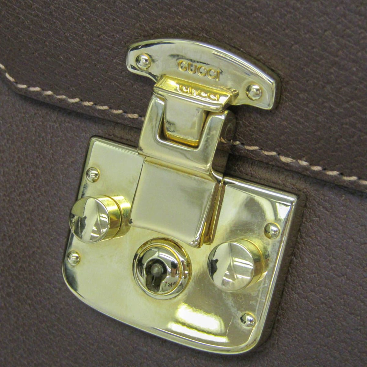 PRE-OWNED Gucci Lady Rock · Leather