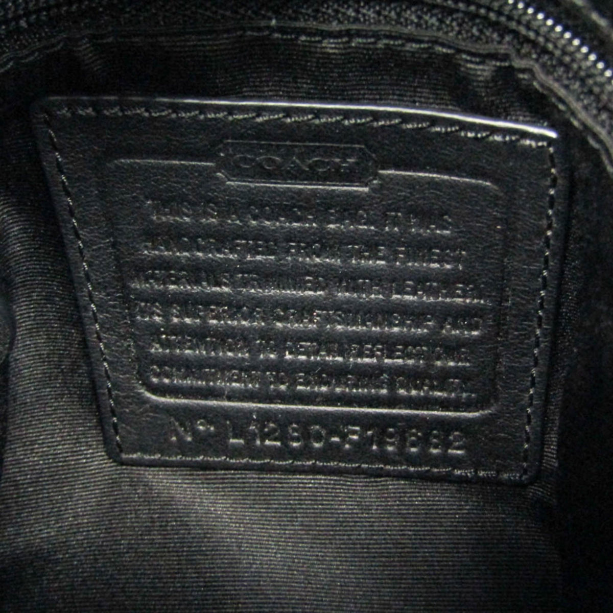 PRE-OWNED Coach Signature · Canvas & Leather