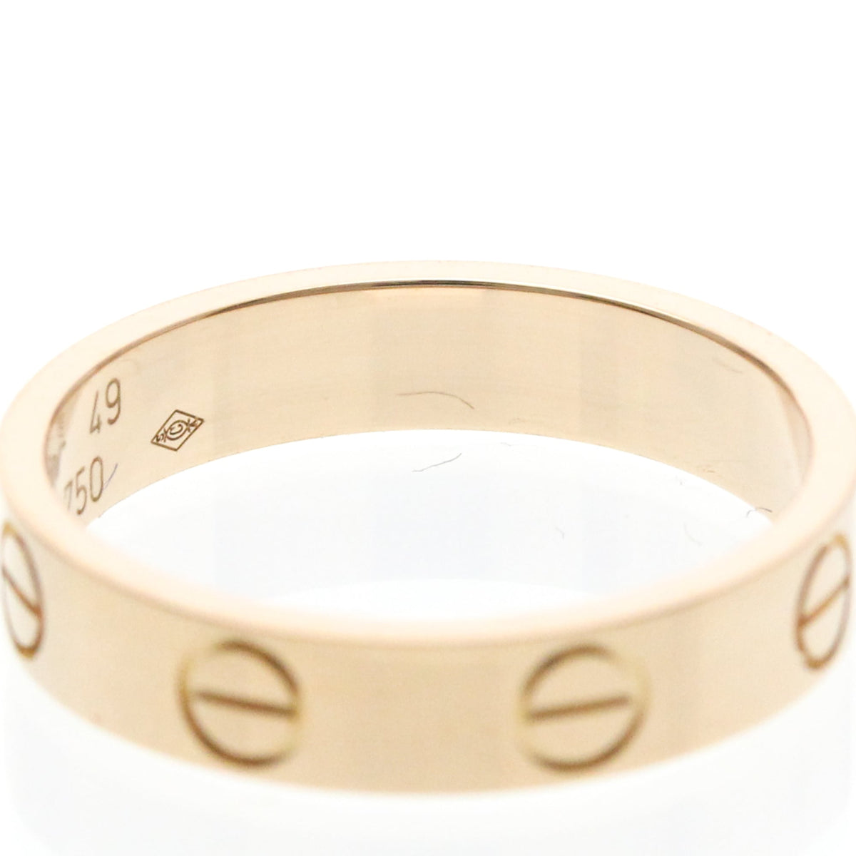 PRE-OWNED Cartier Mini Love · Rose Gold Size 4.75