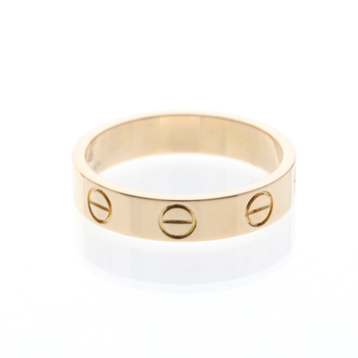 PRE-OWNED Cartier Mini Love · Rose Gold Size 4.5