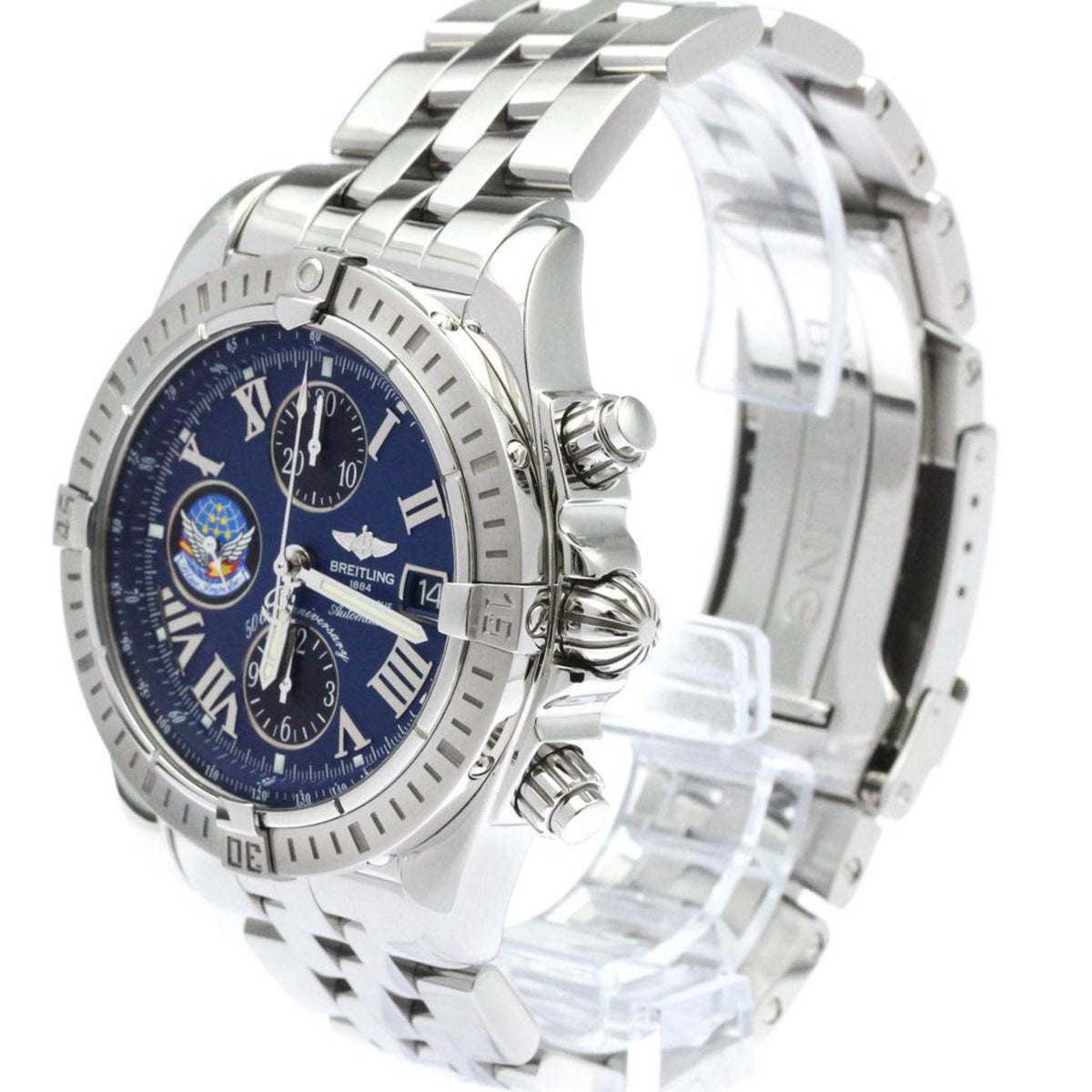 PRE-OWNED Breitling Chronomat Evolution · Blue Impulse
