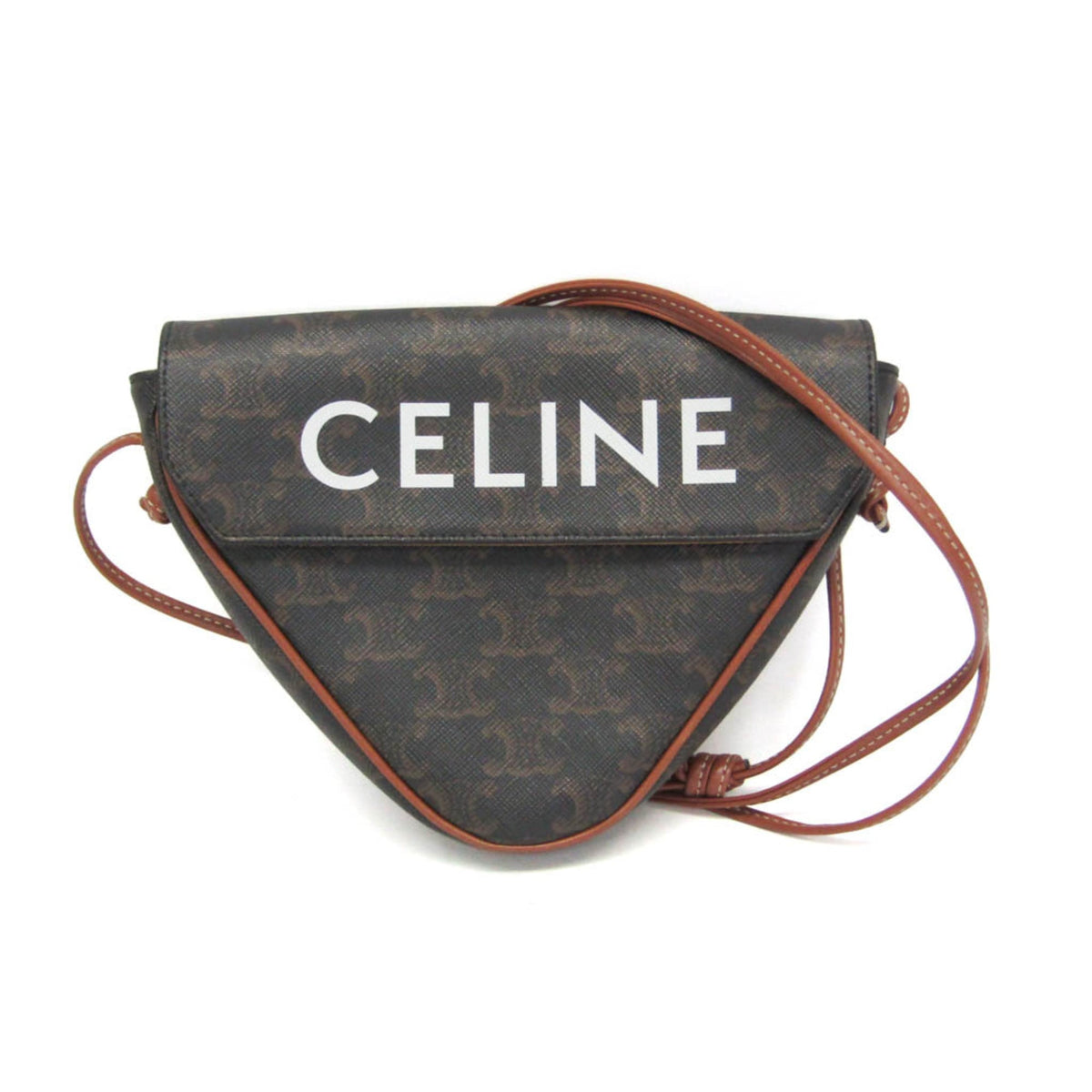 PRE-OWNED Celine Triomphe Triangle · Coated Canvas