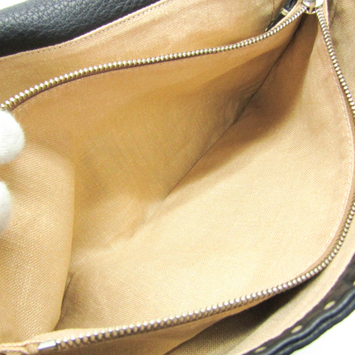 PRE-OWNED Fendi Selleria · Leather Messenger