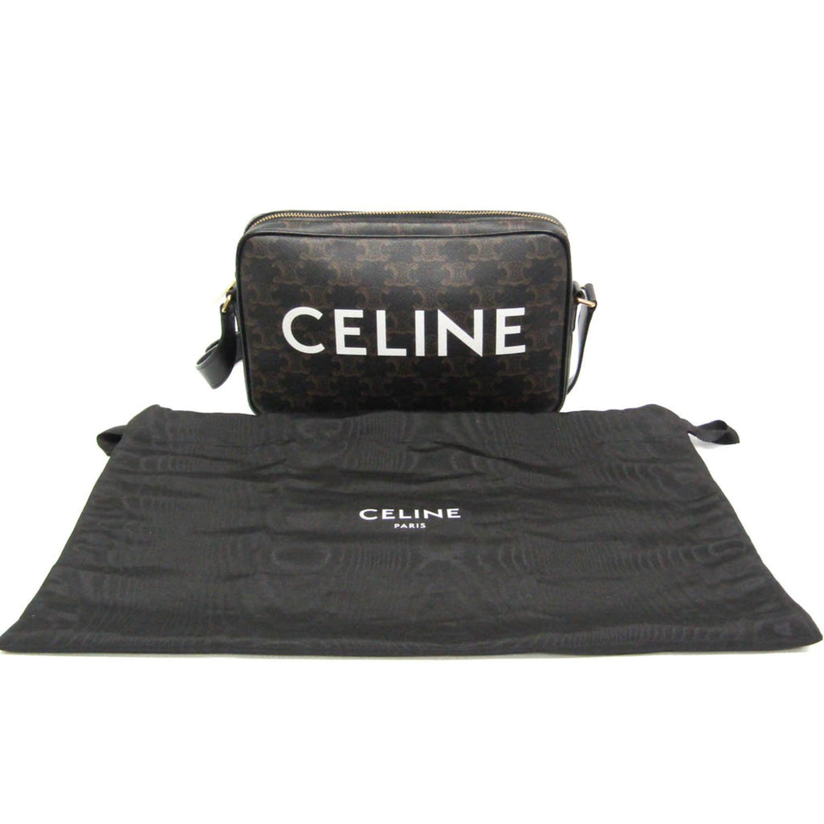 PRE-OWNED Celine Triomphe Horizontal · Coated Canvas