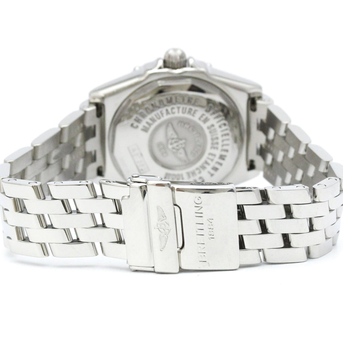 PRE-OWNED Breitling Wings · Mother-of-Pearl · Steel