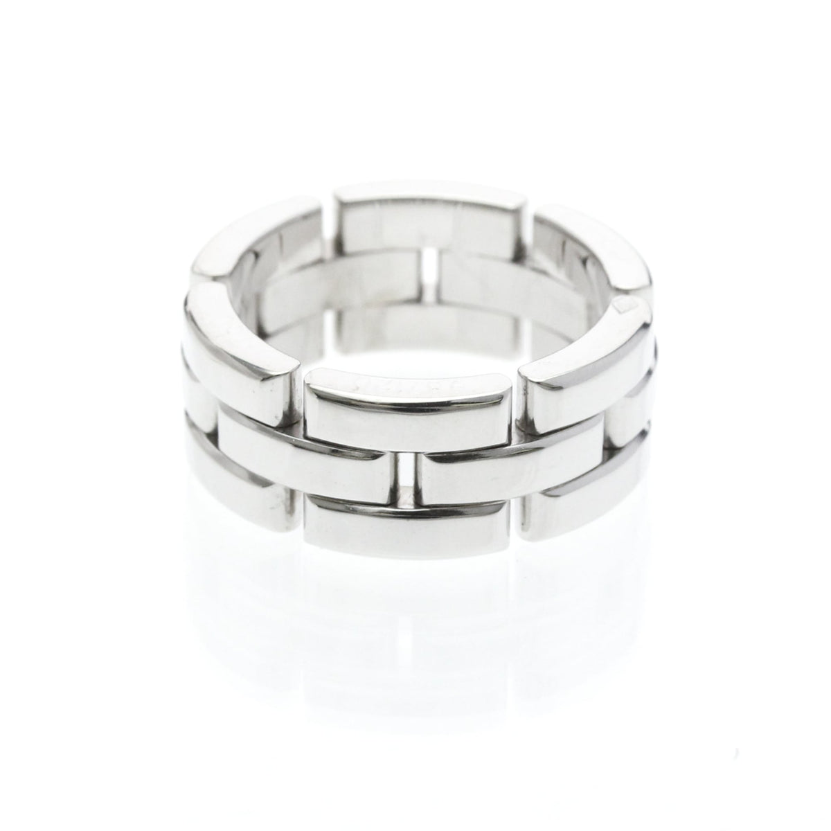 PRE-OWNED Cartier Maillon Panthère · 18K White Gold