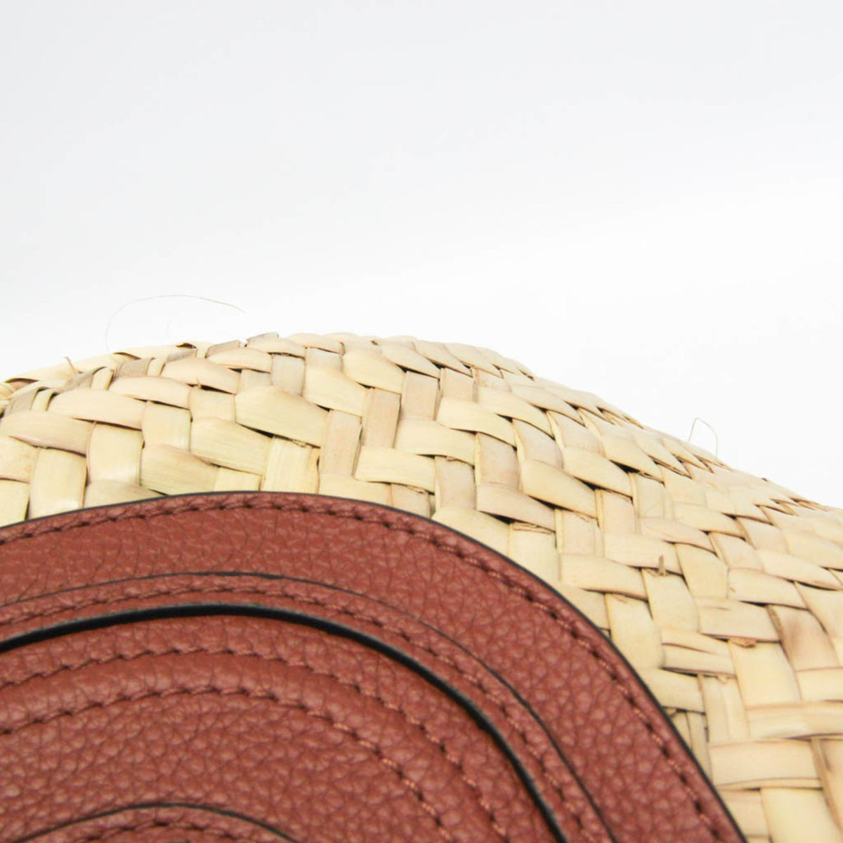 PRE-OWNED Chloé Marcie Basket · Raffia & Leather